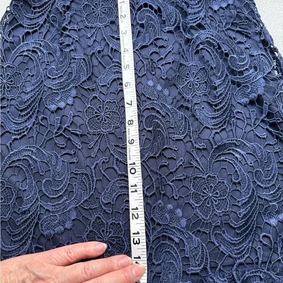 Forever 21 - Elegant Navy Lace Mini Skirt - Picture 8 of 8